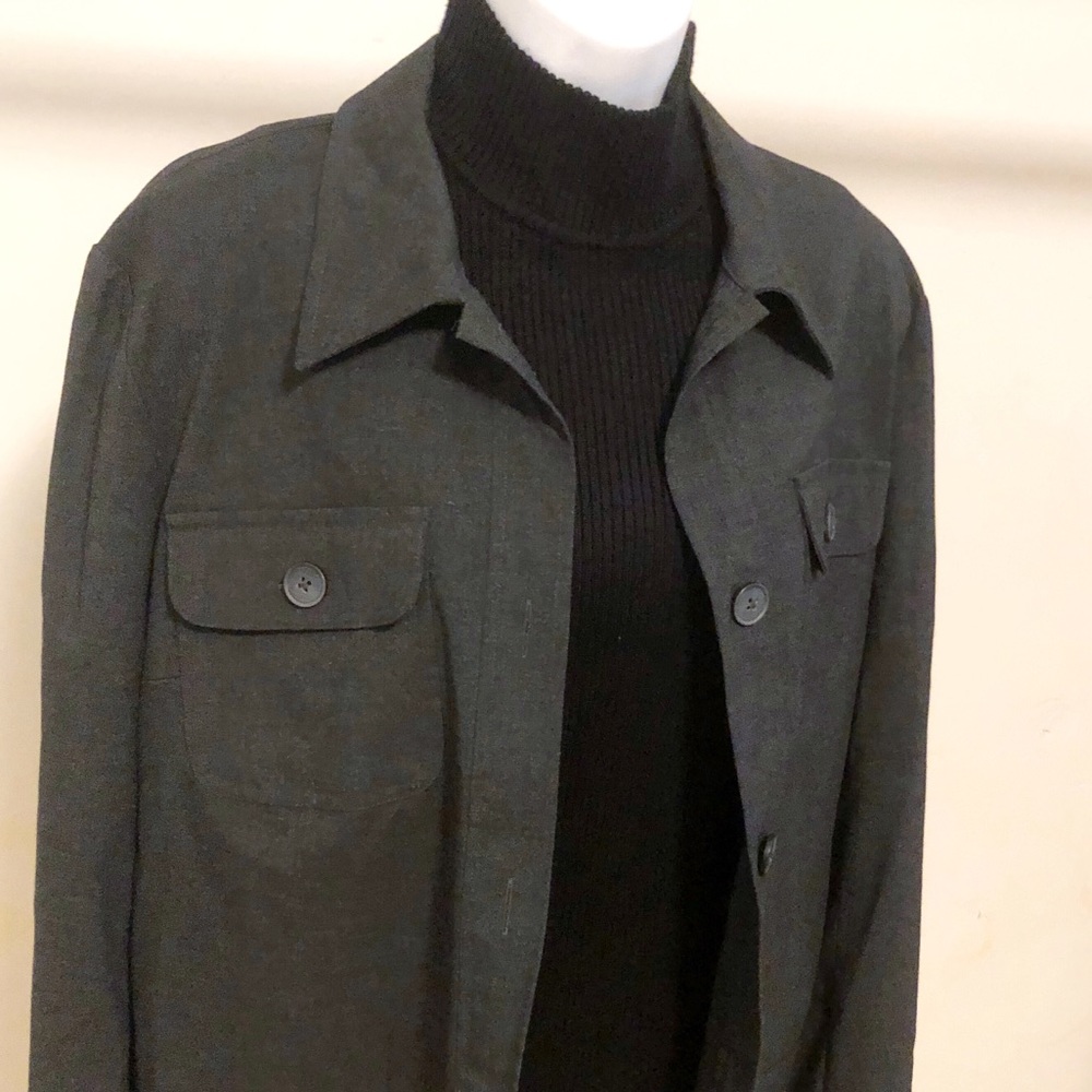 Grey Textured Jacket